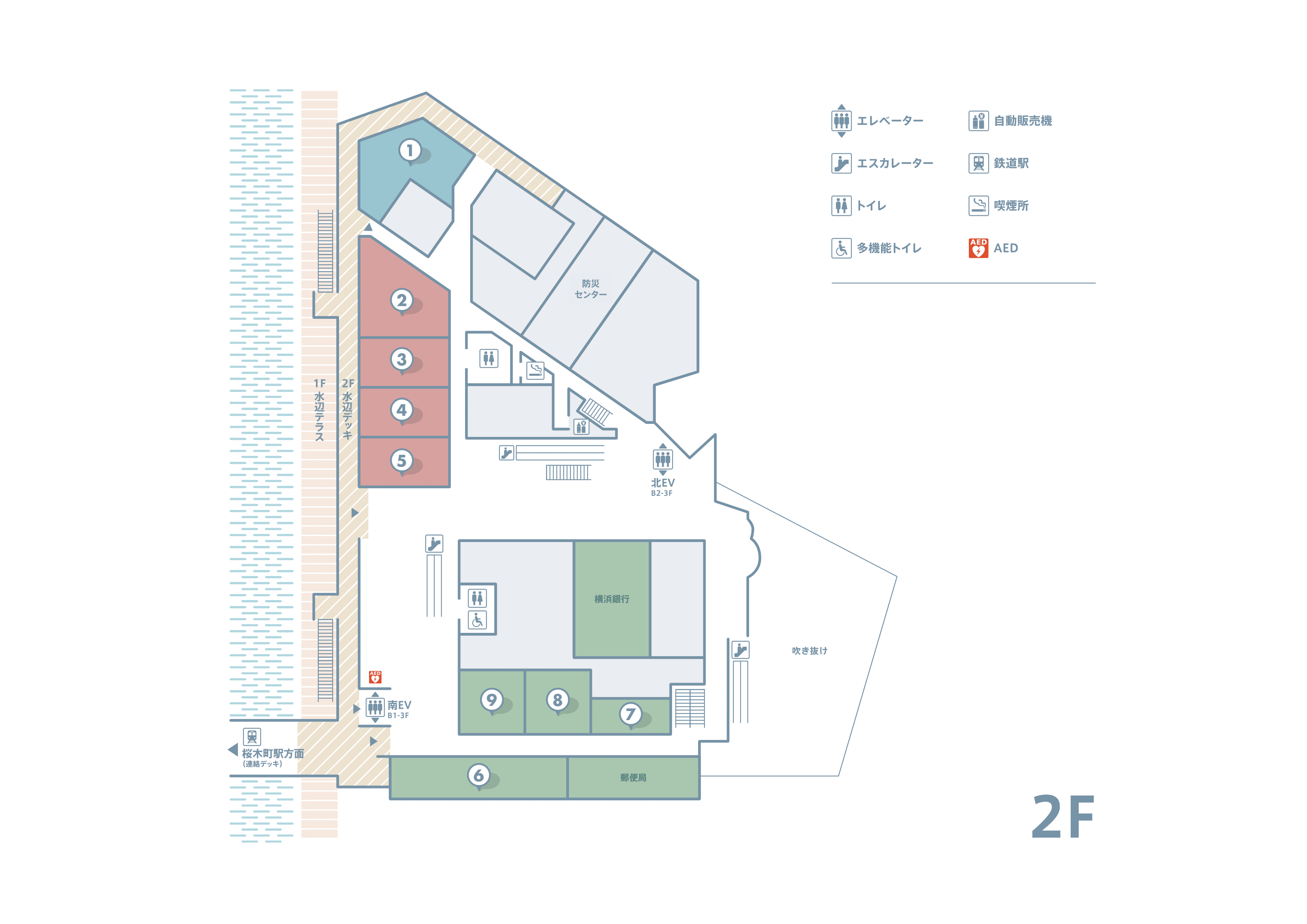 2f floor map