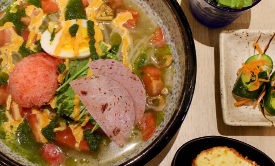 『港南区地産地消カラフルトマト冷MEN!』